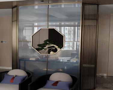 <strong>河南娛樂會所青古銅不銹鋼花格</strong>